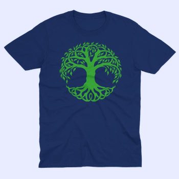 drvo_zivota_unisex_majica_navy_plava
