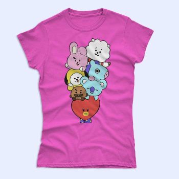 bt21_zenska_majica_fuchsia