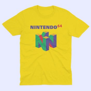 nintendo_64_majica_zlatno_zuta