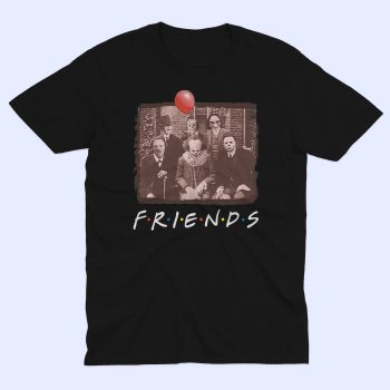friends_horor_muska_majica_crna