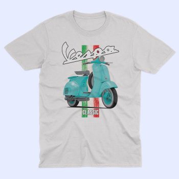 vespa_classic_muska_majica_bijela