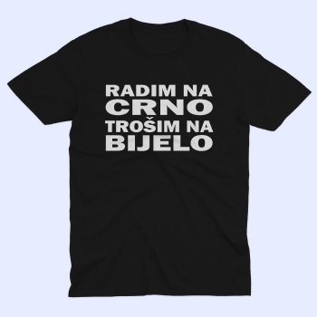 radim_na_crno_unisex_kratki_crna