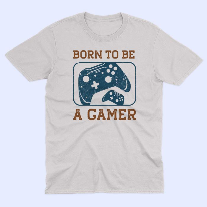 born_gamer_djecja_kratki_bijela