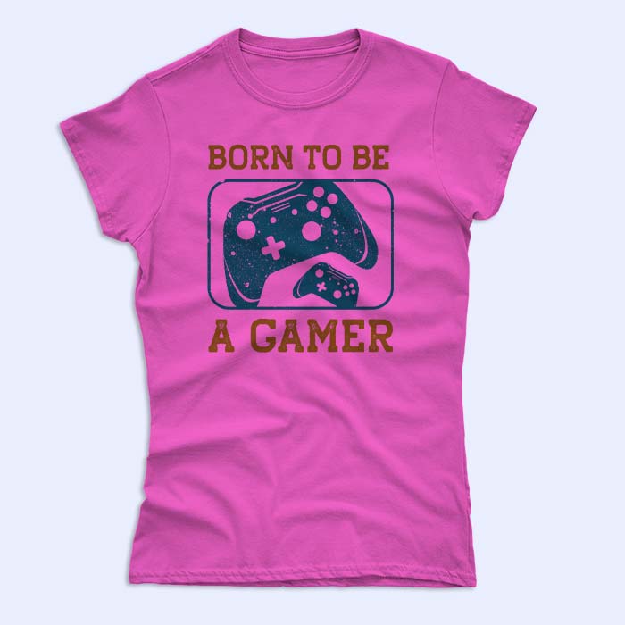 born_gamer_zenska_majica_fuchsia