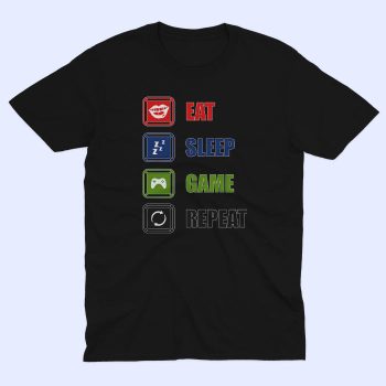 eat_game_unisex_kratki_crna
