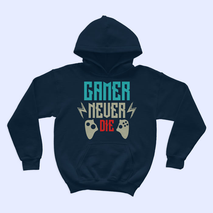 gamer_never_die_djecja_hudiica_navy_plava