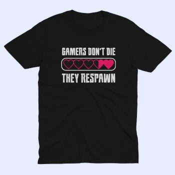 gamers_dont_die_unisex_kratki_crna