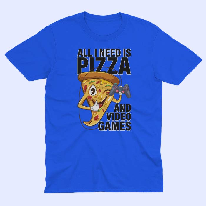 pizza_games_unisex_kratki_royal_plava